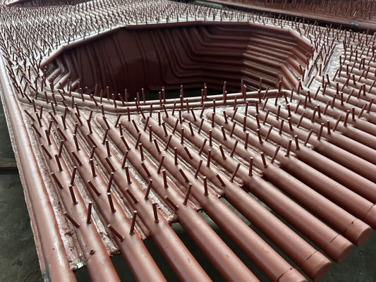 টিউবের মাত্রা 38.1*3.2 বয়লার মেমব্রেন ওয়াল নির্মাণ উচ্চ কার্যকারিতা