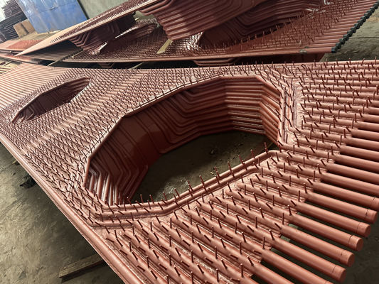 উচ্চ চাপ পেইন্টিং ঝিল্লি জল প্রাচীর বয়লার উচ্চ নমনীয়তা সঙ্গে